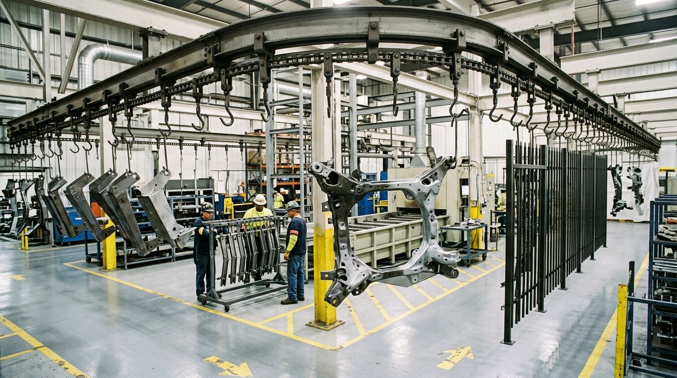 Otomatik Monoray Konveyör ve Askılama Hattı